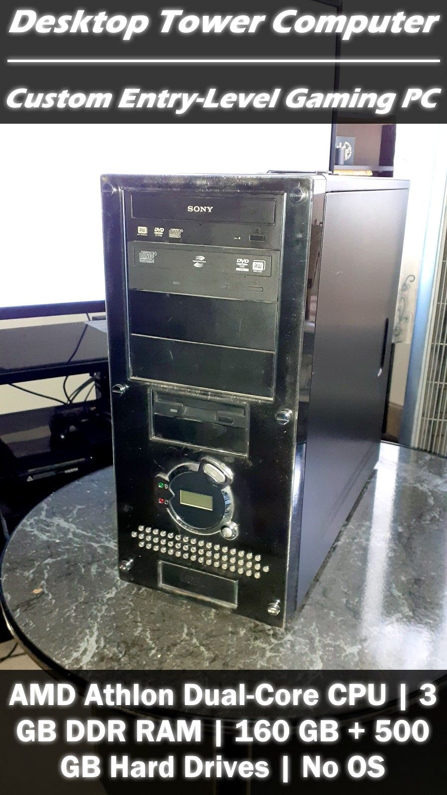 Custom Desktop Tower Computer | Entry-Level Gaming PC
