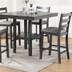 5PC COUNTER HEIGHT DINING SET… FREE DELIVERY!