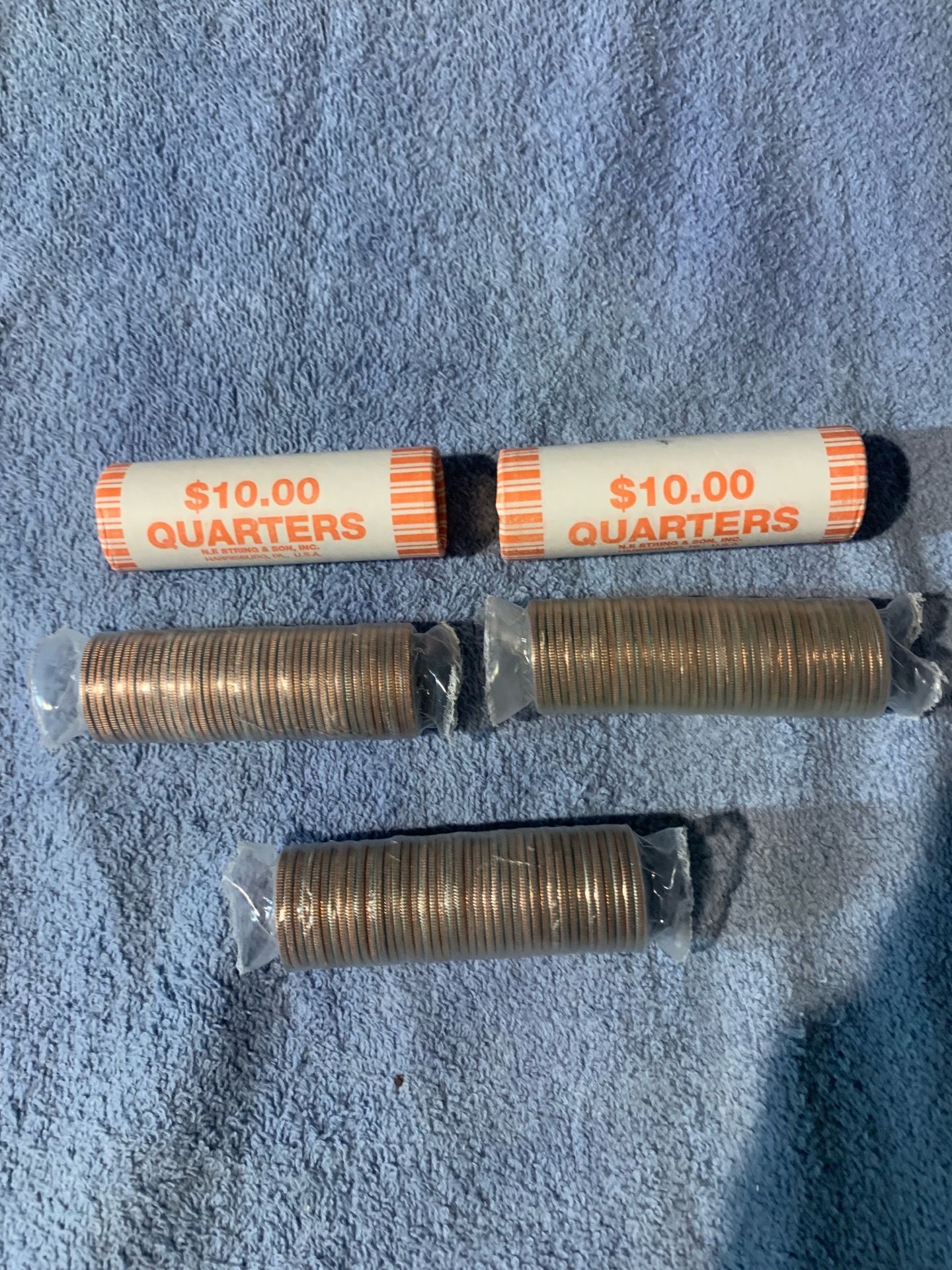 State quarter bank rolls