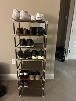 Moving Sale - 7-Tier Shoe Rack Organizer – Holds 20–28 Pairs – Easy Assembly