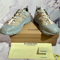 👟 Burberry Arthur Vintage Check Cotton Sneakers – Men’s 10.5/11 Ready for Pickup!