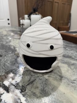 Halloween Mummy Ceramic Jar