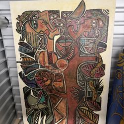 Allan Wash “Totem Faces”