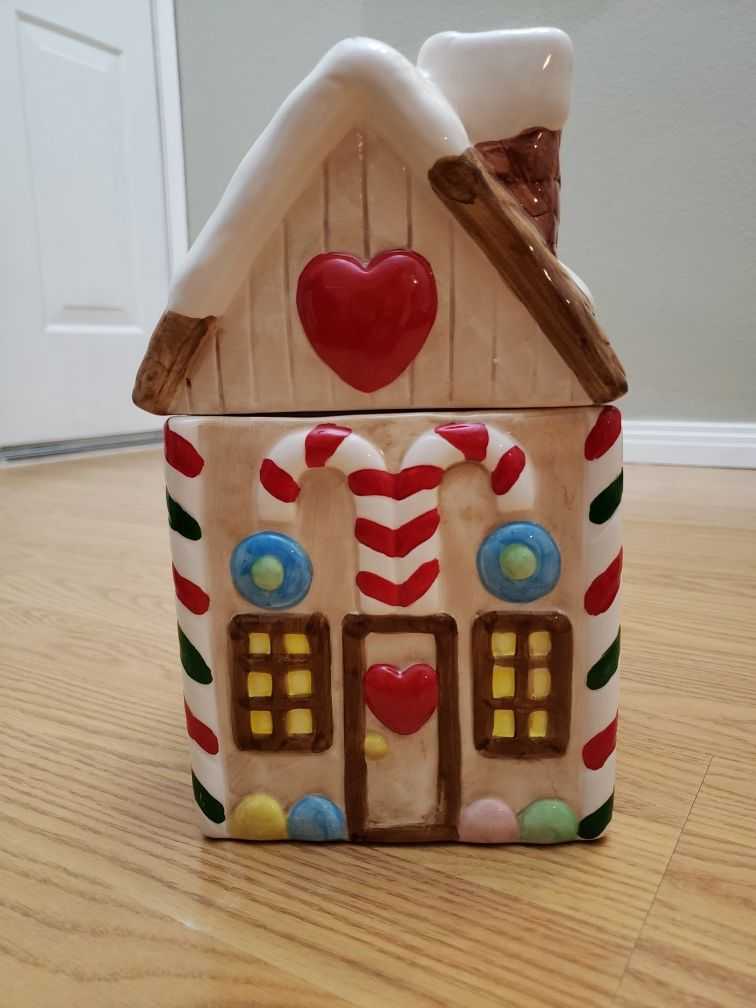 Ginger House Cookie Jar