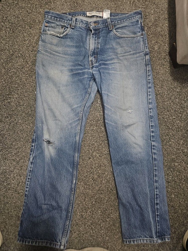 Levi’s 505 Regular Fit Jeans Men’s W36 L32 Medium Wash