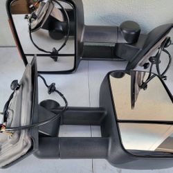 14-18 Chevy Silverado Gmc Sierra Towing Mirrors Espejos Retrovisores Chevrolet