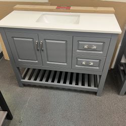 42 Inch Vanity With Quartz Top