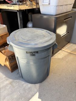 Brute trashcan with lid