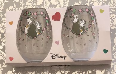 Lady And The Tramp Stemless Glass Set