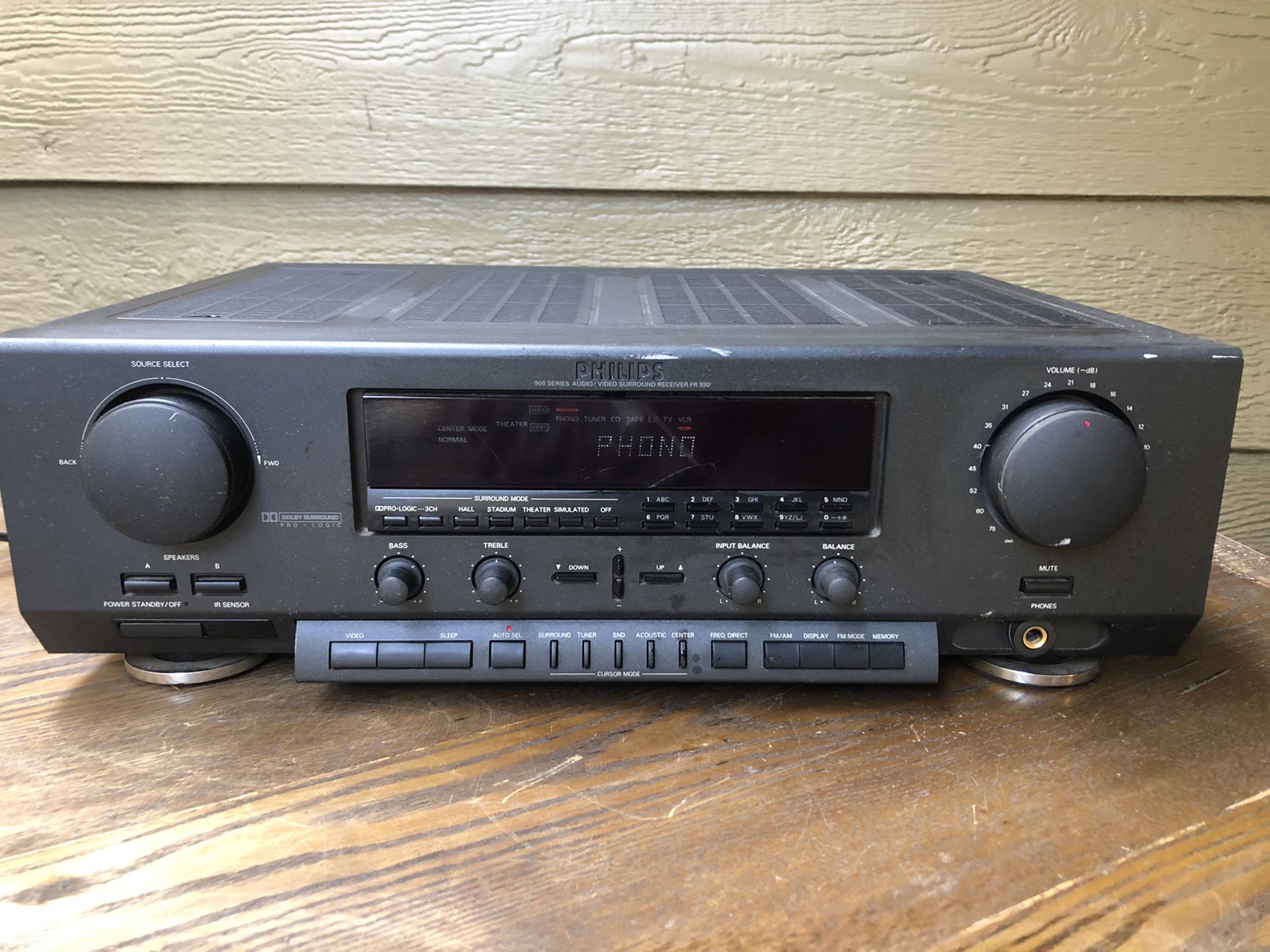 Phillips FR968 Surround Sound Stereo Receiver - tested