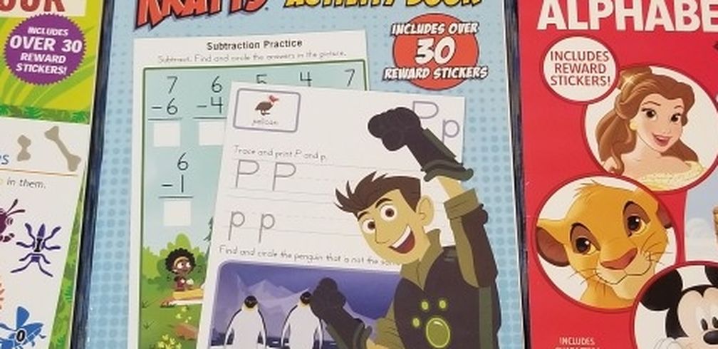3 Childrens Activity Books