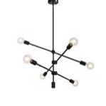 New In box- Sputnik 6 Light chandelier 