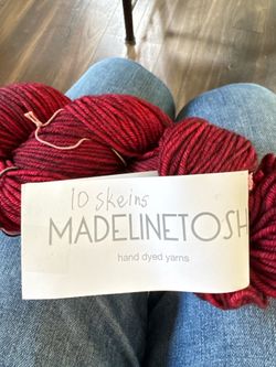 Beautiful Merino yarn + misc grab bag of yarns
