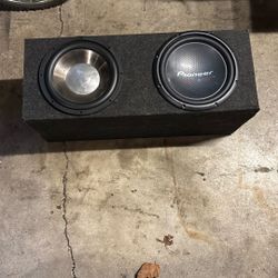 Dual 12” Sealed Box And Random 12” Subs