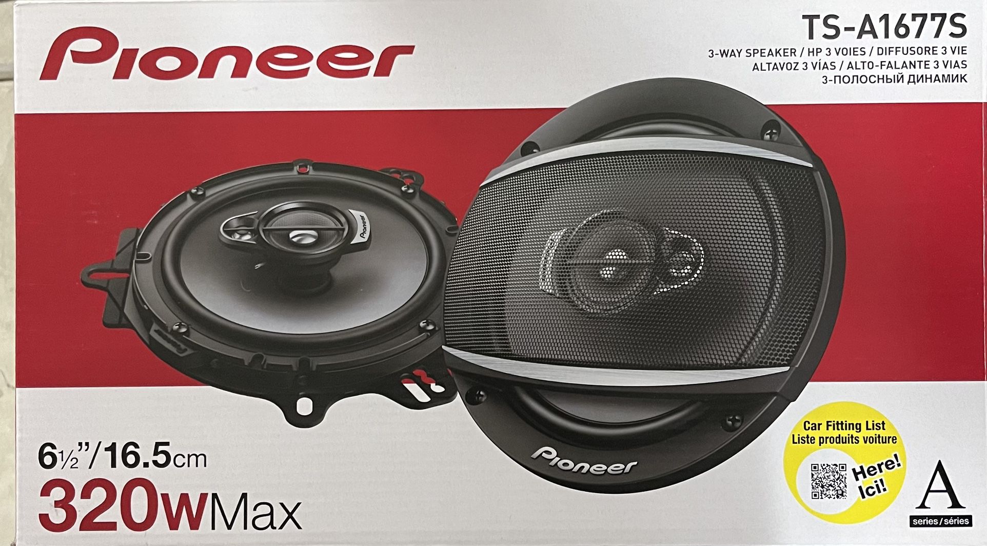 Pioneer 3Way Speakers 
