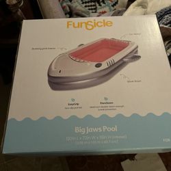 Brand New Big Jaws Inflatable Shark Swimming Pool 