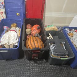 Huge Halloween And Christmas Decoration Lot