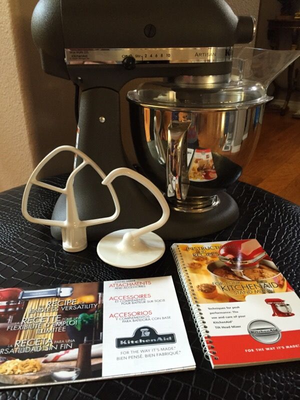 NEW Kitchenaid Mixer Max Matt 325 Imperial Grey Artisan Series