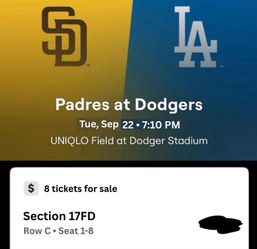 Los Angeles Dodgers vs San Diego Padres - Tue Sep 22