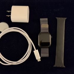 Apple Watch Series 10 With Black Milanese Loop