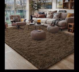 8x10 Soft Fluffy Area Rugs for Bedroom Kids Room Plush Shaggy Nursery Rug Furry Throw Carpets for Boys Girls, College Dorm Fuzzy Rugs Living Room Home