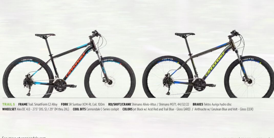 Cannondale trail 5 for sale Clearance