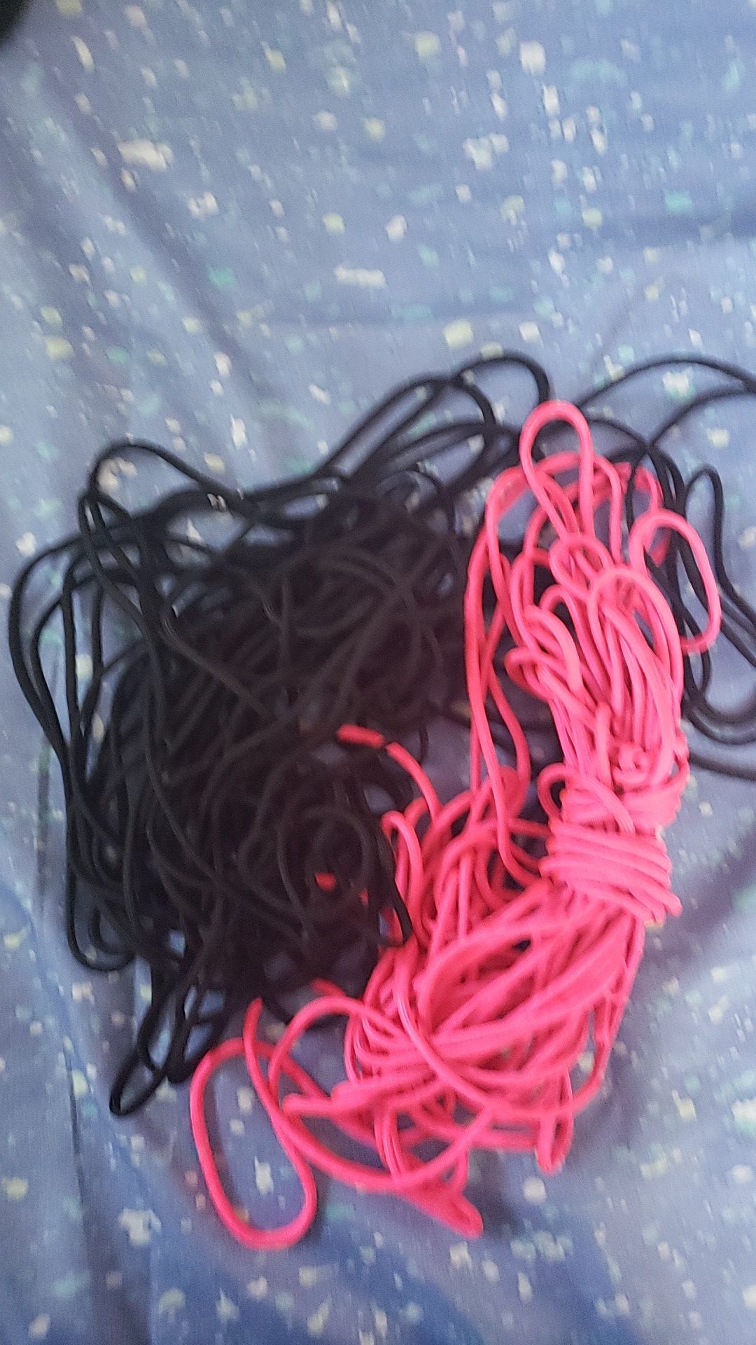 Black and pink paracord