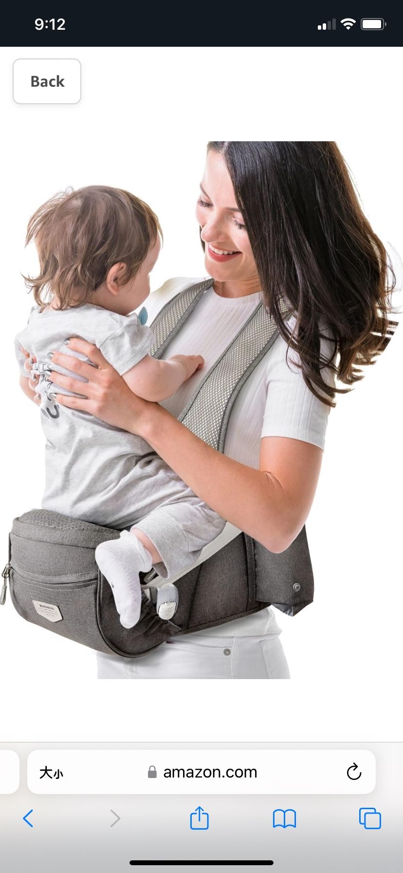 SUNVENO Baby & Toddler Carrier 