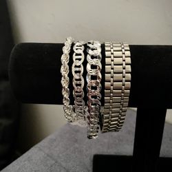 Silver Bracelets 
