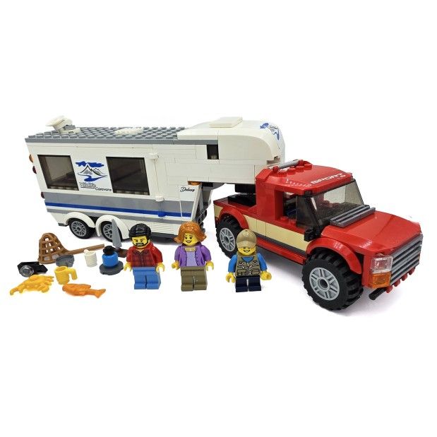 Lego City 60182 • Pickup & Caravan • Complete