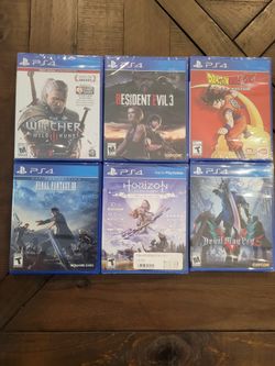 Brnad New Playstation 4 Games 