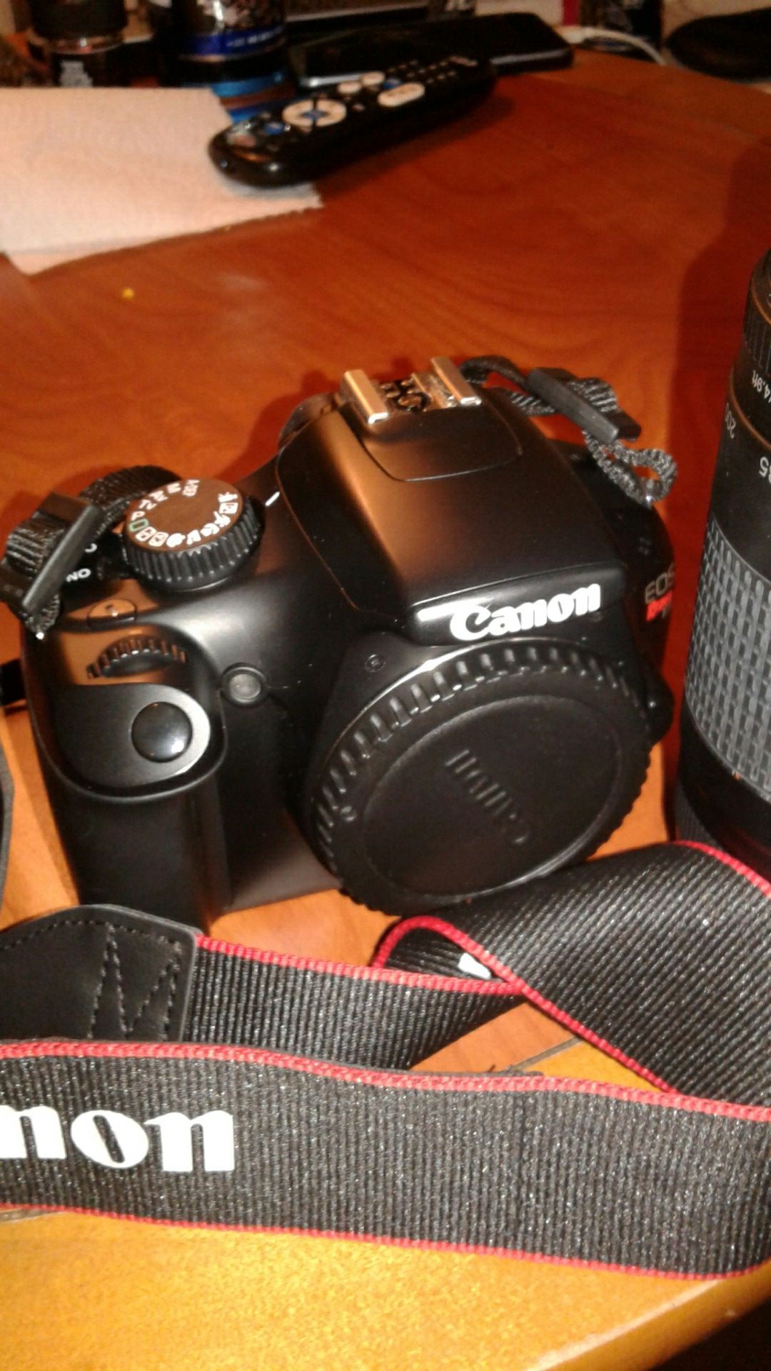 Canon Rebel EOS dual (2x)extended lense Camera