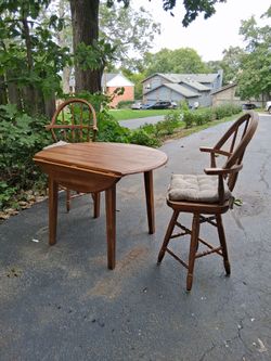 Table with two stools