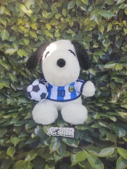 9"Snoopy toy plush with Argentina  shirt