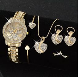 Luxury Women’s Watch & Jewelry Set