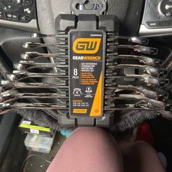 Gearwrench 8-piece SAE reversible combination ratcheting wrench set