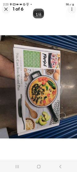 Shipping Available Brand-New Parini 9" Cast Iron Round Pan No Lower Offers Accepted