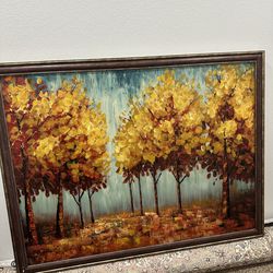 Painting with frame