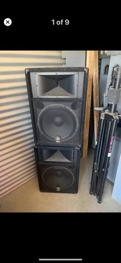 2 Yamaha speakers $350 obo cash only no trades no low ballers