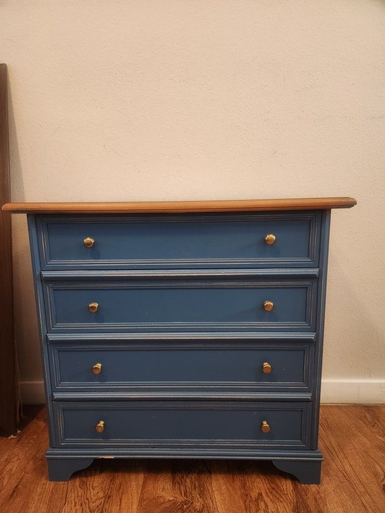 Blue DRESSER/NIGHTSTAND