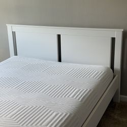 Queen Bed (Frame + Mattress) 