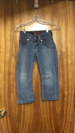 Kid’s size 10 Levi’s TOUGH BOOT cropped jeans