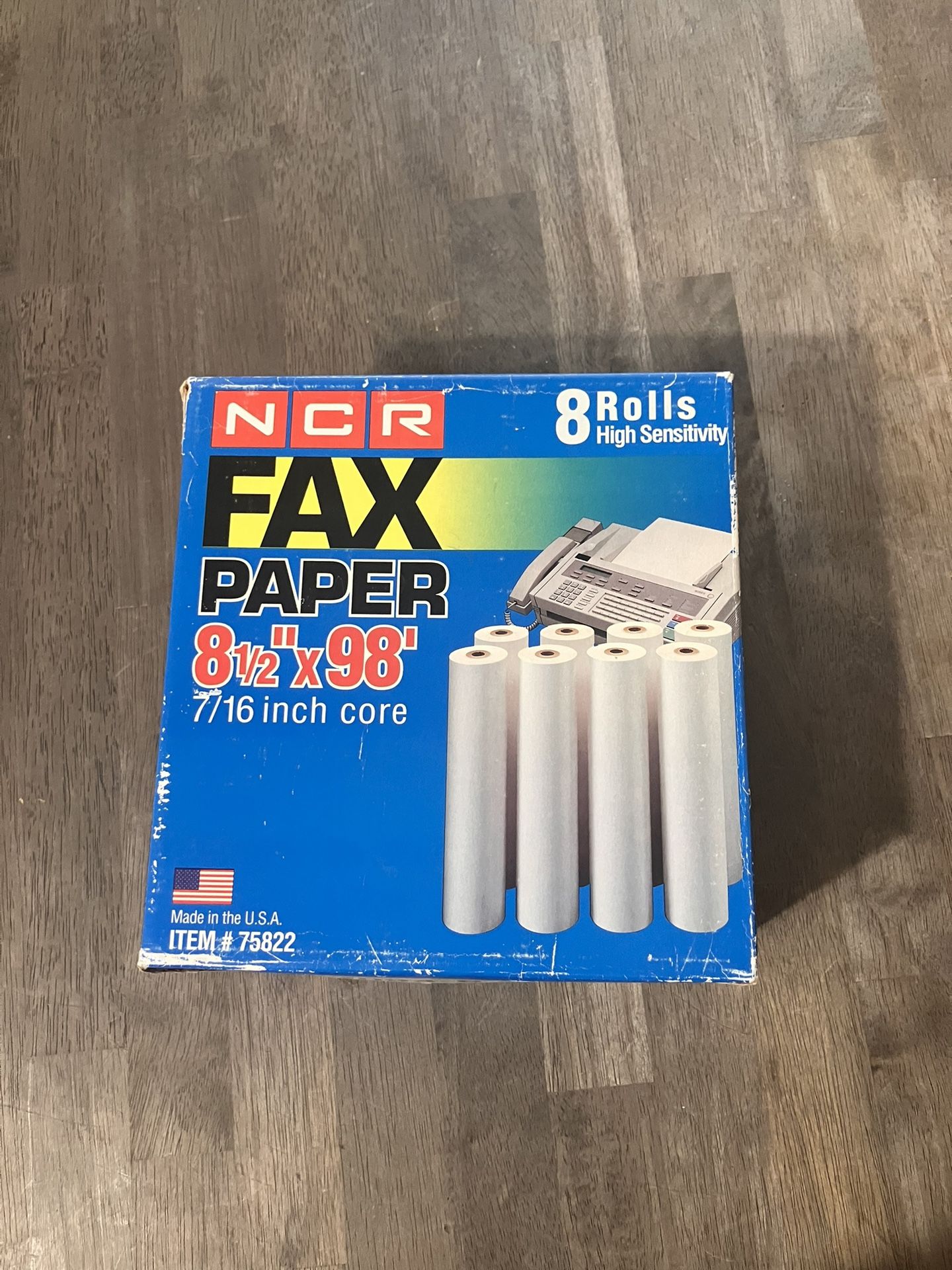 NCR Fax Paper 5 Rolls 