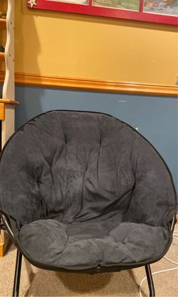 Grey Saucer Chair