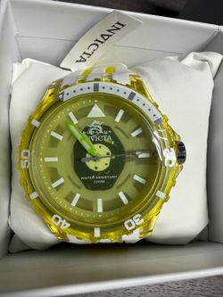 Invicta yellow silicone new for 2026