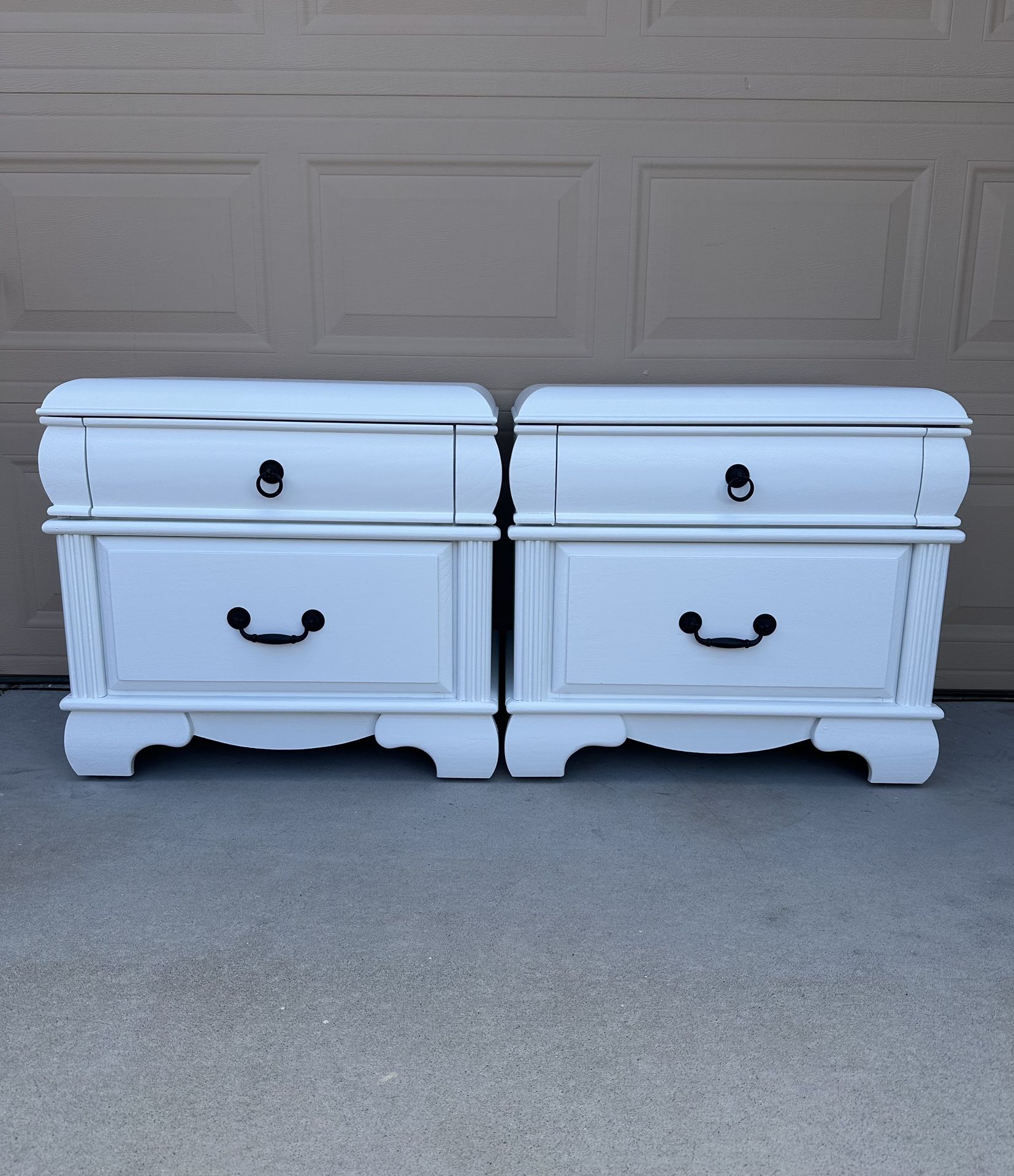 (2) Night Stands White