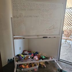 Double sided whiteboard
