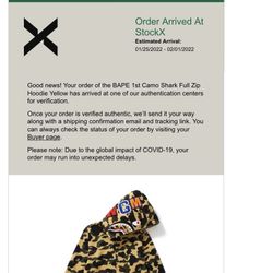 Yellow Bape Hoodie ( Negotiable )