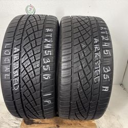 2 Tires 245 35 19 Continental Extremecontact Dws06 Plus High Tread