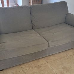 Grey Fabric Couch.